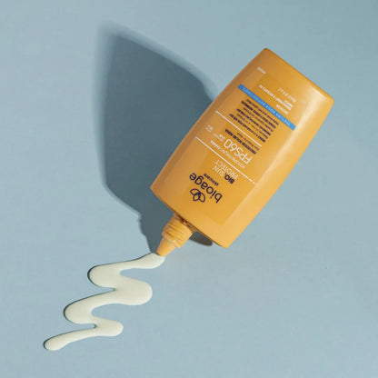 Protetor solar facial Bioage Bio.Sun Protect Aqua FPS 60 com textura aqua leve, proteção UVA/UVB e controle de oleosidade para a pele.
