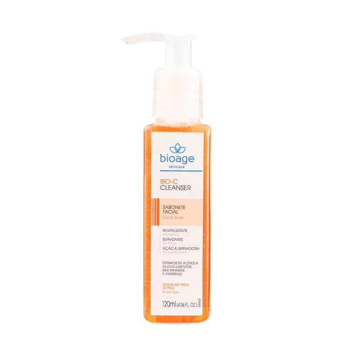 Bio C Cleanser Bioage sabonete facial antioxidante com vitamina C