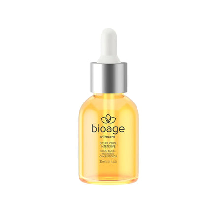 Sérum facial Bioage Bio.Peptide Intensive com peptídeos para firmeza da pele e redução de rugas.