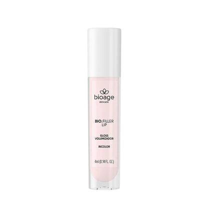 Gloss volumizador labial Bio.Filler Lip Bioage incolor 4ml para hidratar e dar volume aos lábios.