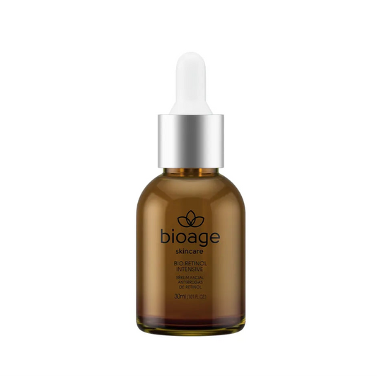 Sérum facial Bio-Retinol Intensive Bioage com retinol para tratamento antirrugas e rejuvenescimento da pele – Indi Beauty Estoril.