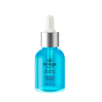 Sérum Bio Hyalu B5 Intensive Bioage com ácido hialurónico e vitamina B5 para hidratação profunda e regeneração da pele.