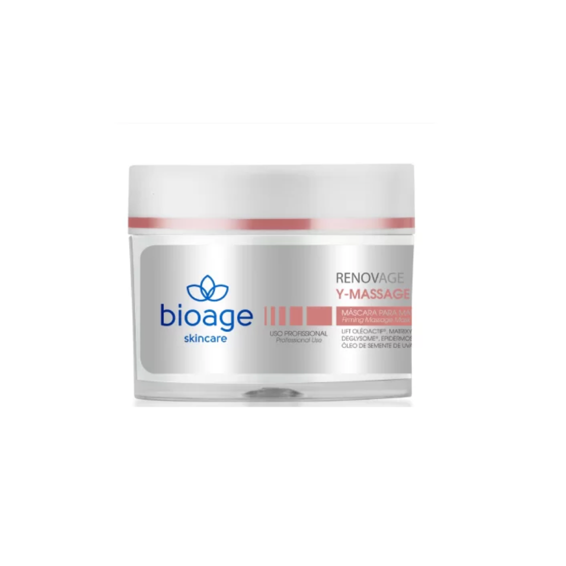 Máscara facial Bioage Renovage Y-Massage tratamento rejuvenescedor